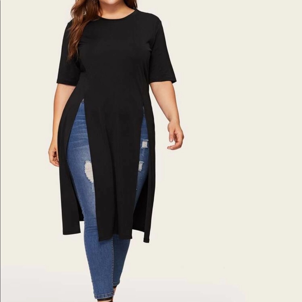 Plus Split Longline Tee